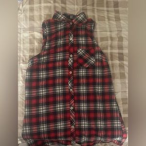 Plaid shirt/dress